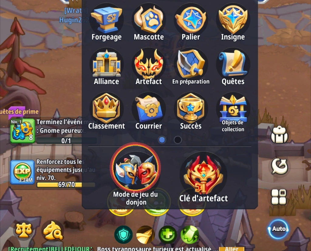 1. Dungeon Mode