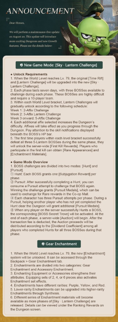 Gear Enchantment System